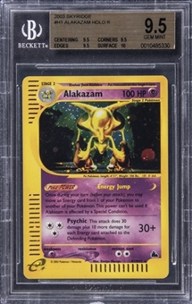2003 Pokemon TCG Skyridge Holographic #H1 Alakazam - True Gem+ Example - BGS GEM MINT 9.5